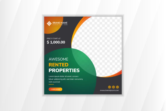 Awasome Properties Square Banner - Graphics for Social Media Posts