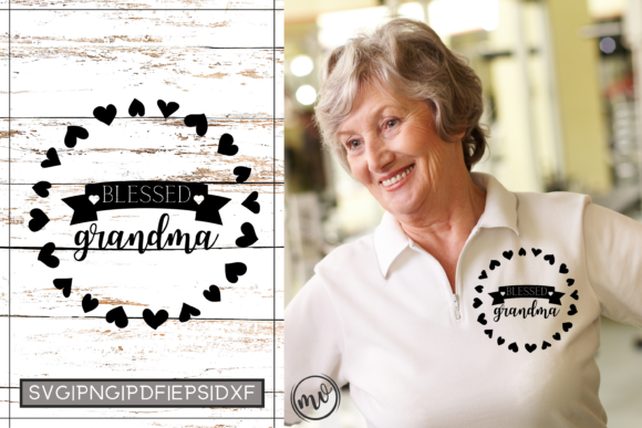 Blessed Grandma Cut File for Cricut - A Graphic Design Asset for Crafts