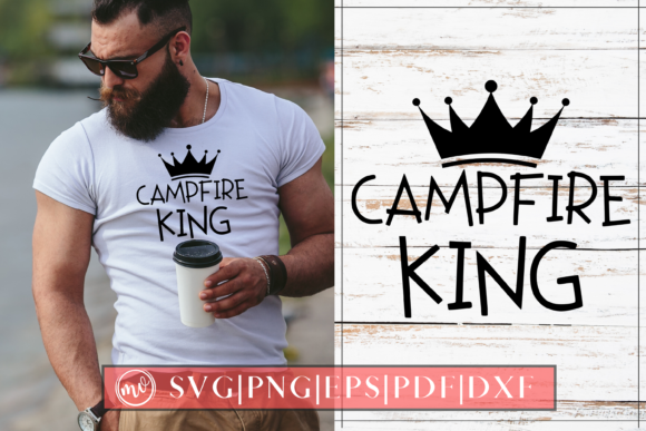 Campfire King Graphics for Creative Crafts