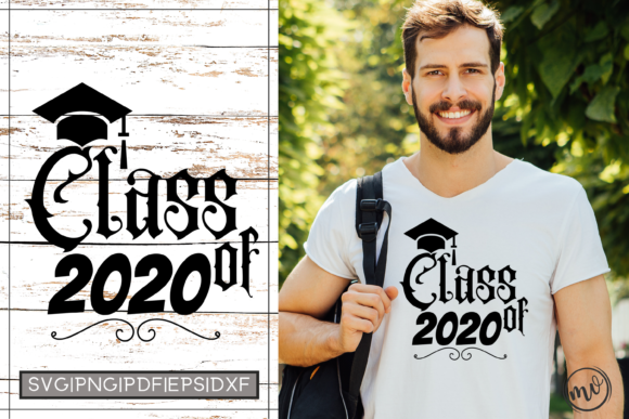 Class of 2020 Graduation Cut File for Crafts and Graphics