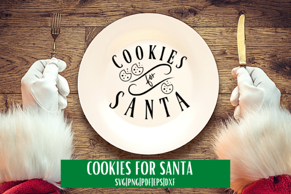Cookies for Santa SVG – A Versatile Graphic Design Asset