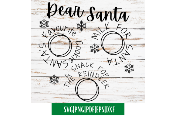 Dear Santa Christmas Tray SVG for Cricut: A Crafts and Graphics Asset Review
