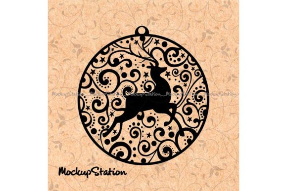 Deer Mandala Svg for Local Business Branding and Crafts