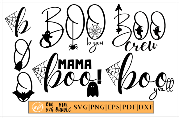 Halloween Boo Bundle Graphics for Creative Crafts