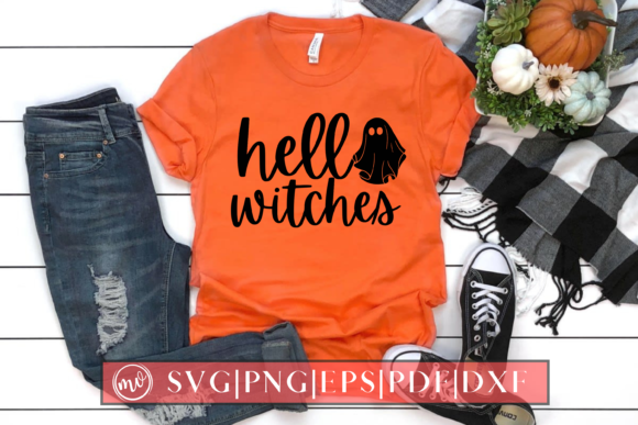 Hello Witches Halloween Graphics for Crafts