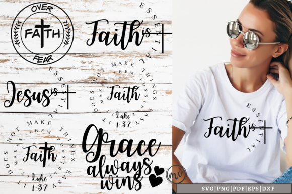 Jesus Quote SVG Mini Bundle - 6 for Crafts and Graphics
