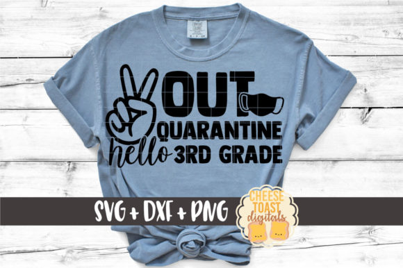 Peace Out Quarantine Hello 3rd Grade Embroidery Review