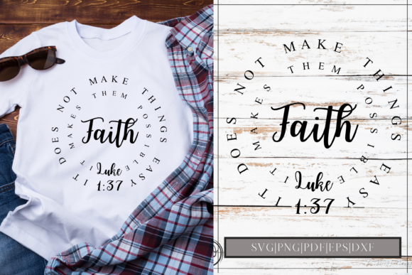 Review of Faith Luke 1 37 Design Cut File for Crafts and Graphics
