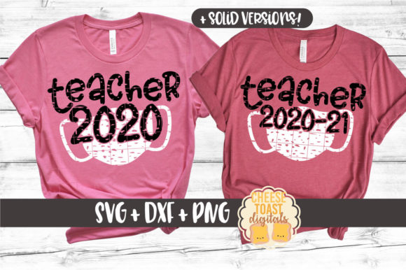 Teacher Mask Set of 4: A Graphic Design Asset for Creative Publishing