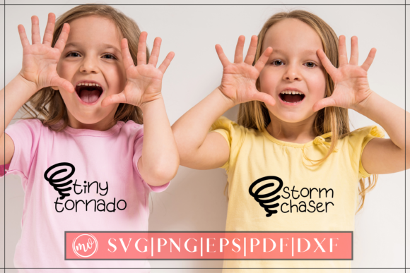 Tiny Tornado Storm Chaser Graphics for Creative Crafts