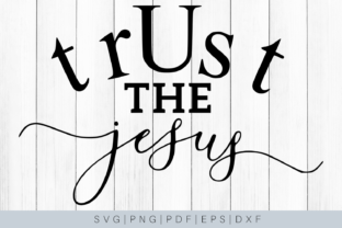 Trust the Jesus Quote for Local Business Graphics