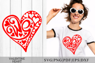 Valentine Heart Valentine Graphics for Crafts and Marketing
